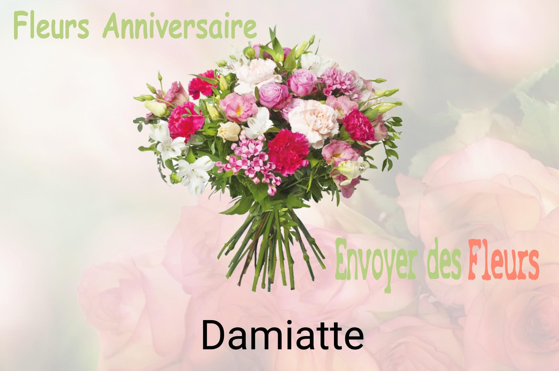 Bouquet de fleurs d’anniversaire livré à Damiatte